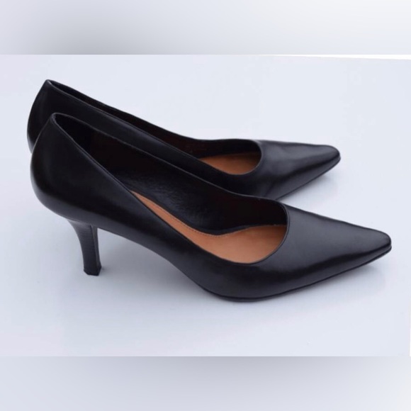 ANTONIO MELANI BLACK HEELS - Picture 1 of 7
